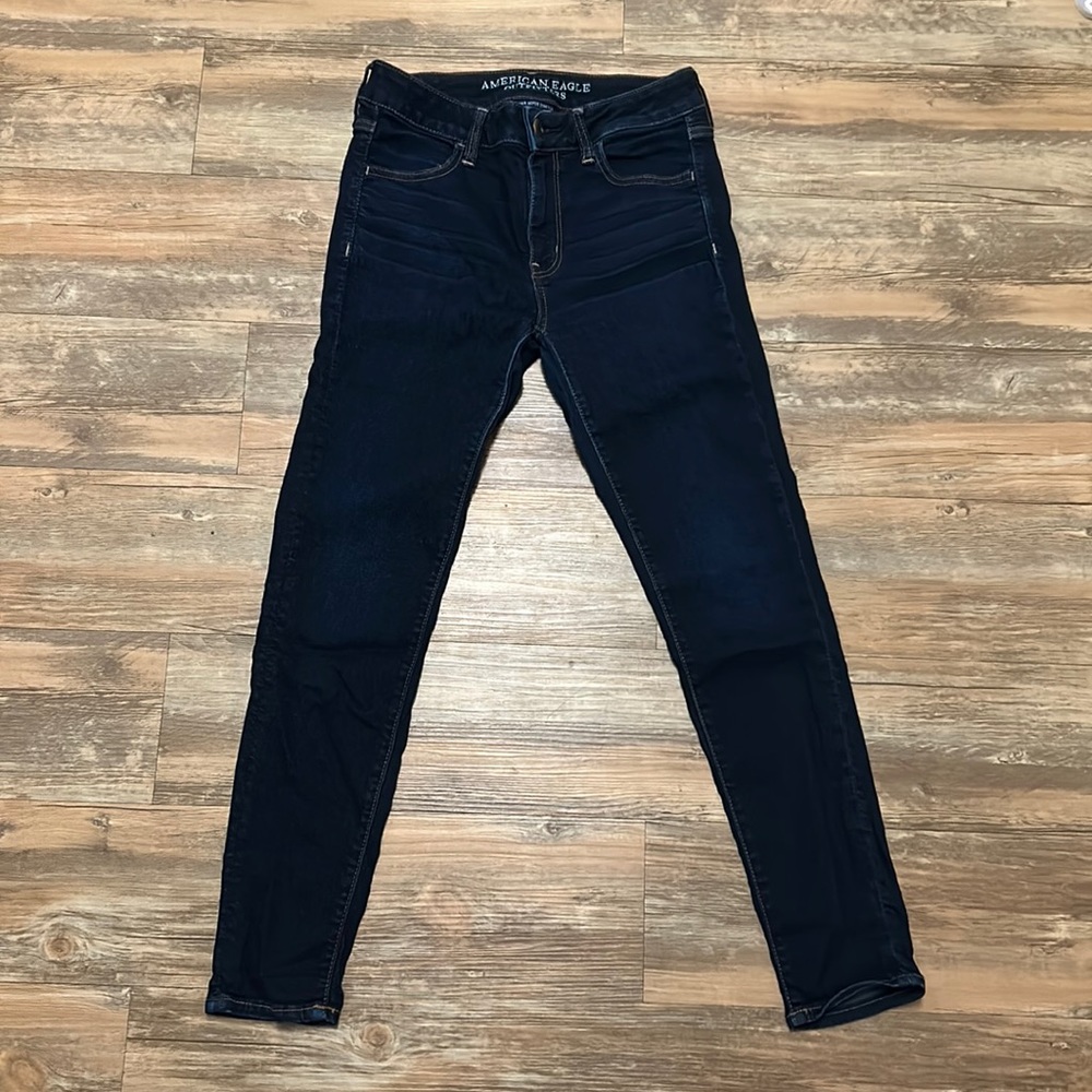 AEO dark jeggings